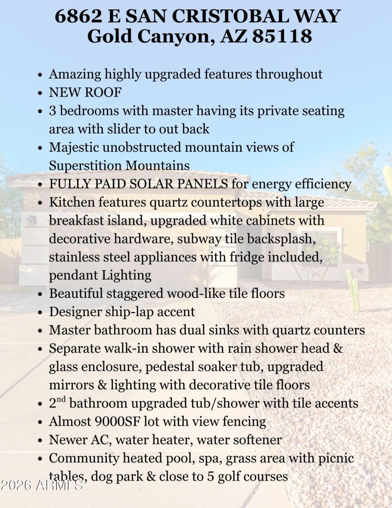 Upgrades Including NEW ROOF