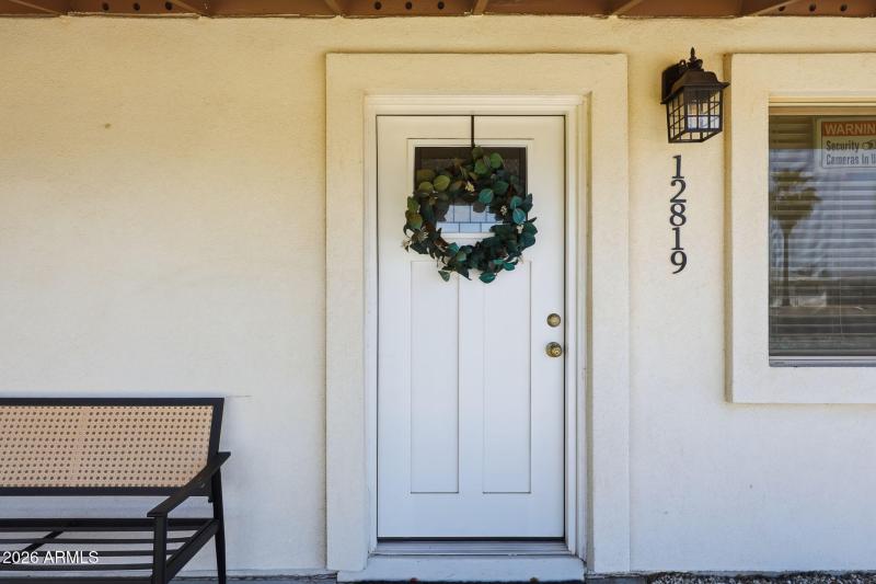 Welcoming front entry