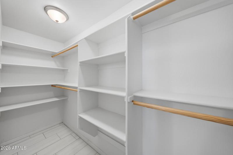 Large walk in closet