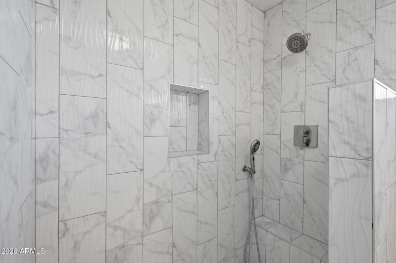 Oversized shower