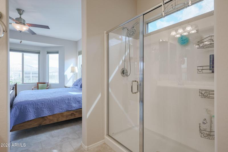 Shower in Primary Bathroom