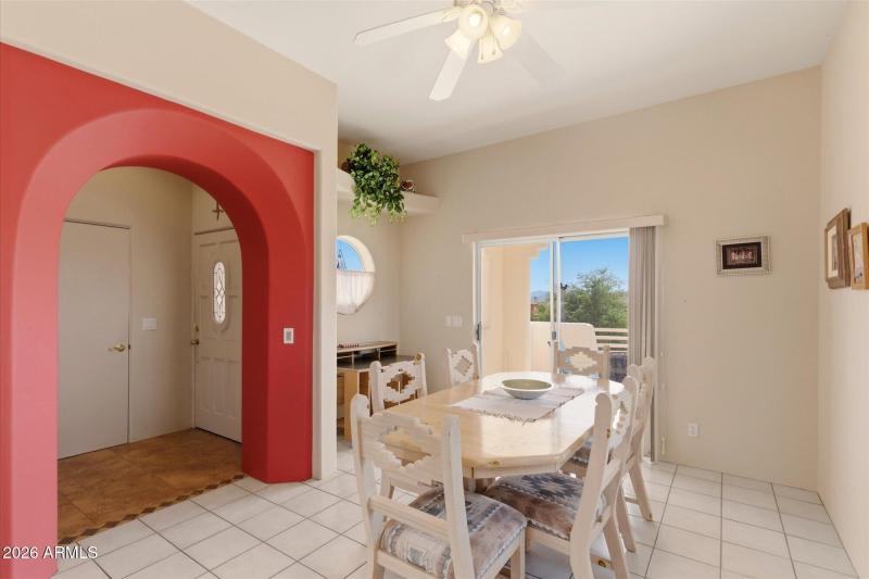 Dining and Entryway View