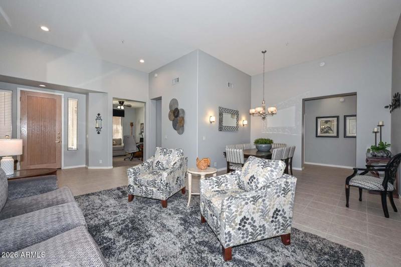 View looking back to front door