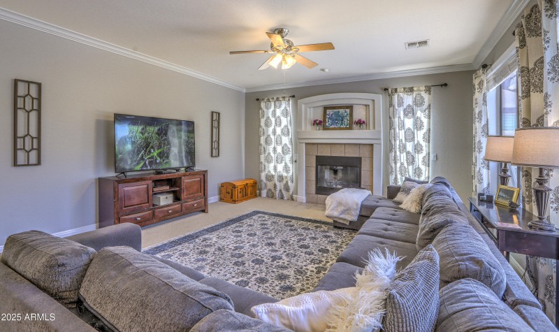 Spacious Family Room