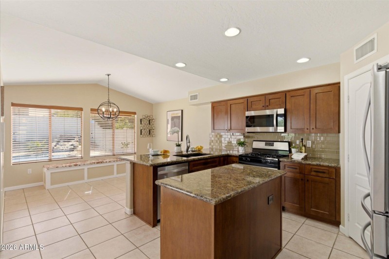 Kitchen to dining room