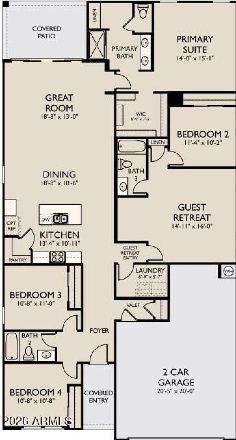 Floor Plan - Right Garage
