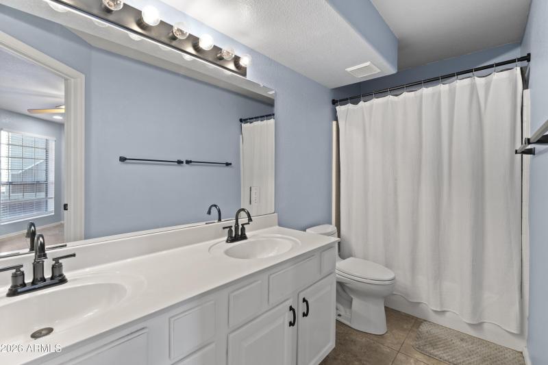 Primary Bath with Dual Vanity
