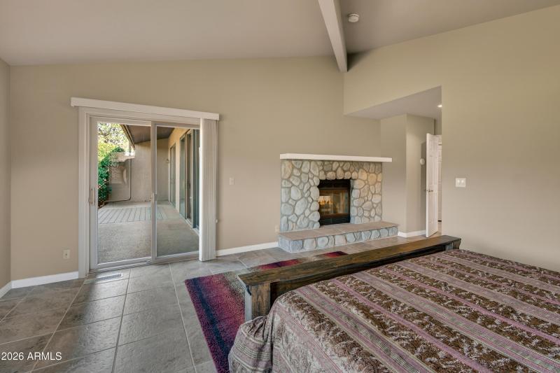 Fireplace in Primary Bedroom