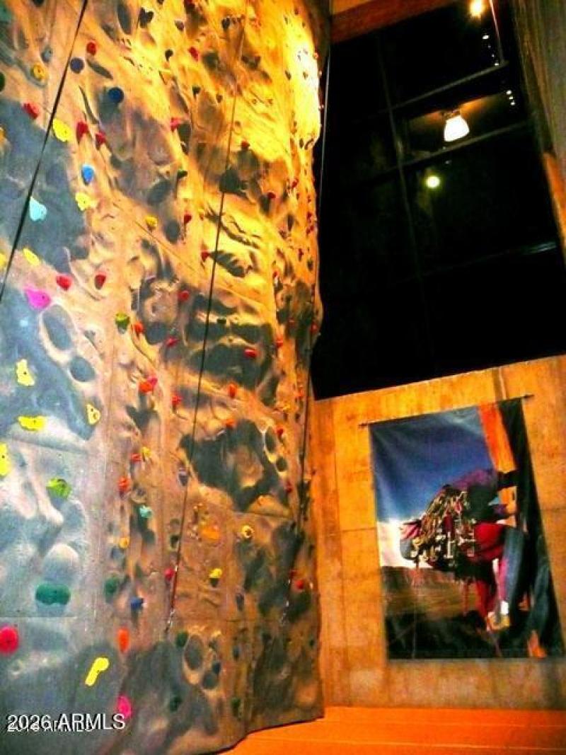 community amenities rock wall