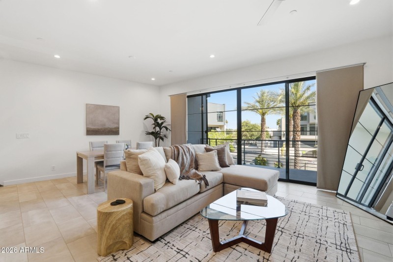 Living Opens to Private Balcony