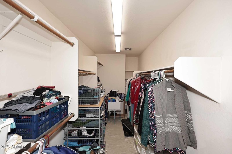 Huge walk-in closest