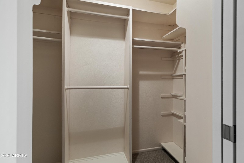 Large master closet