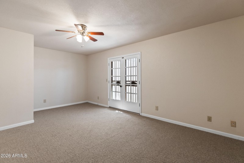 Spacious master bedroom
