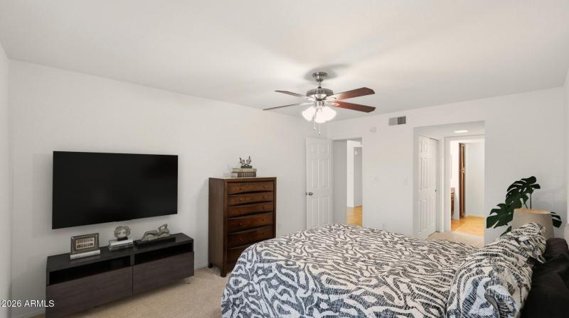 Primary Suite - Virtually Staged