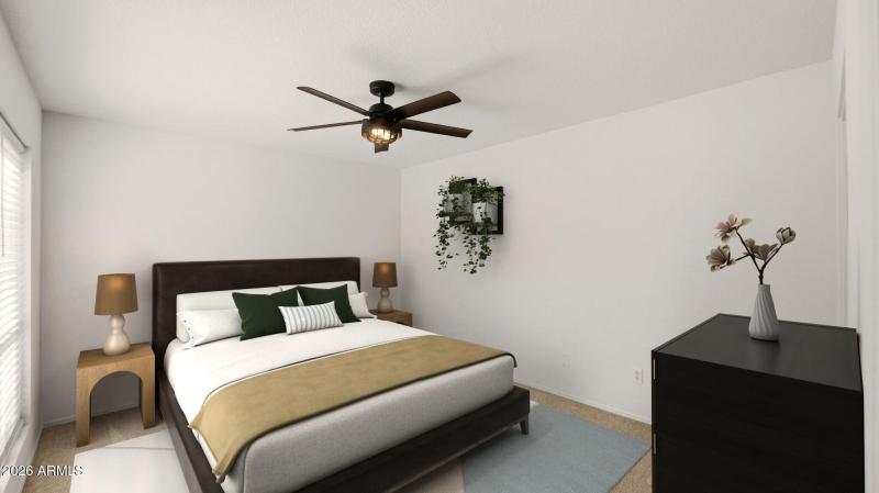 Guest Bedroom - Virtually Staged