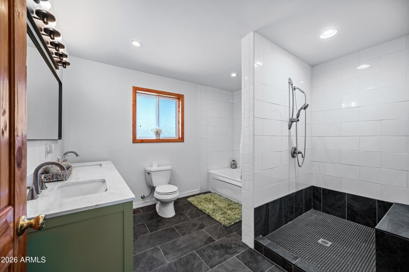 Large primary bathroom!