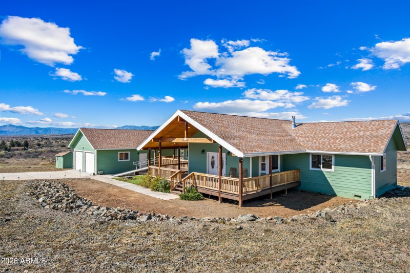 Side view looking south