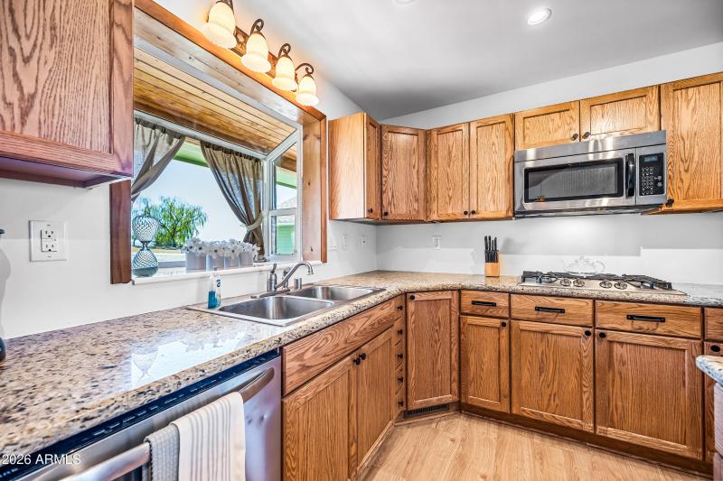 Includes dishwasher and microwave