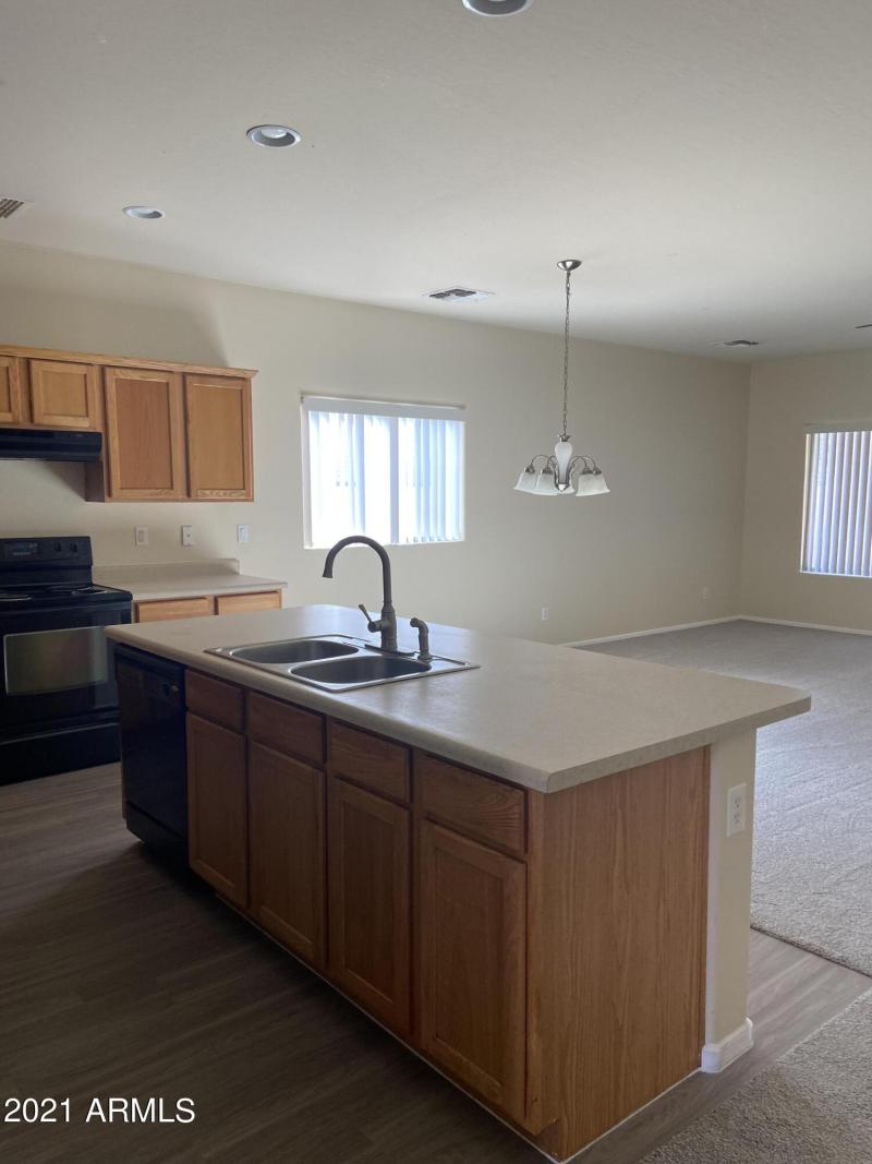 kitchen view to great room