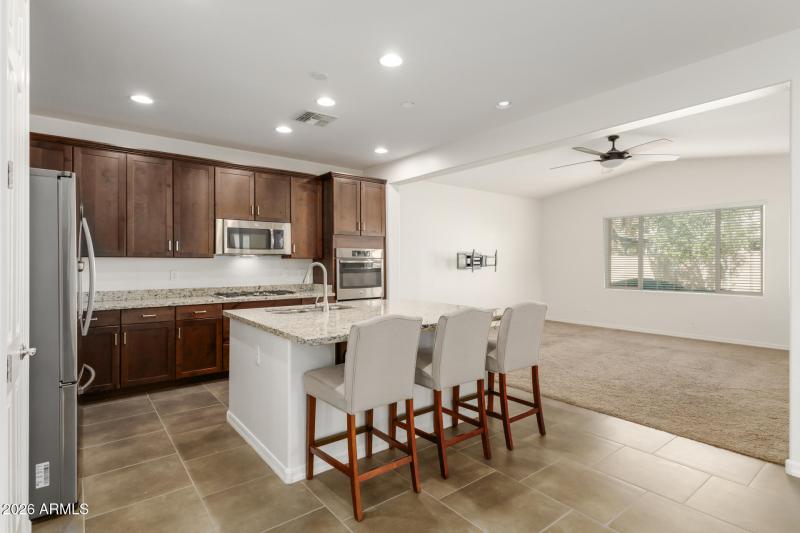 Open Kitchen overlooking the family room
