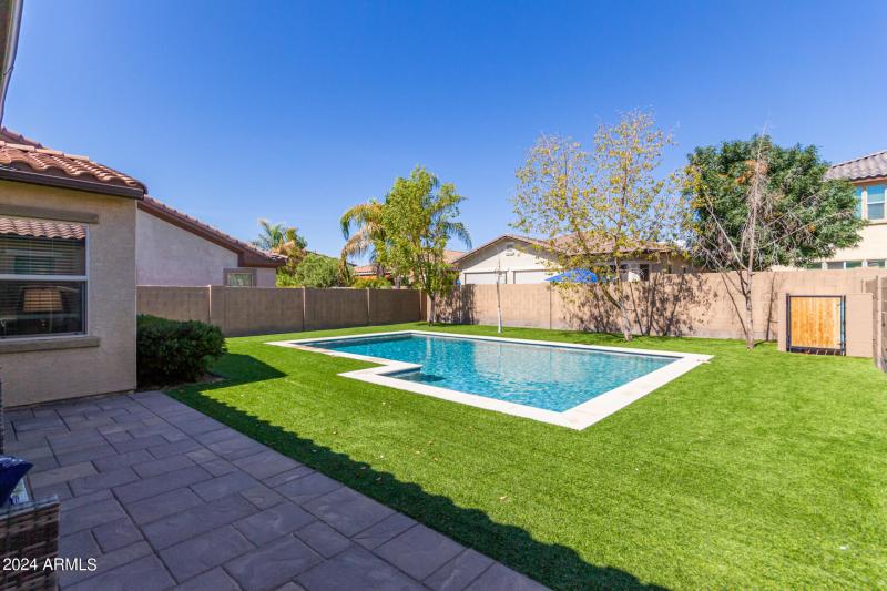 Always green backyard