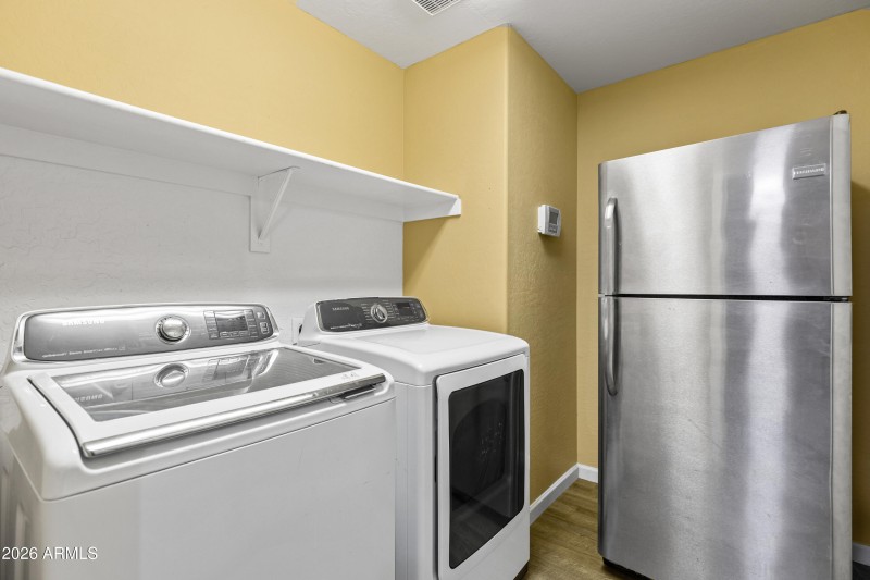 Laundry with Bonus Fridge