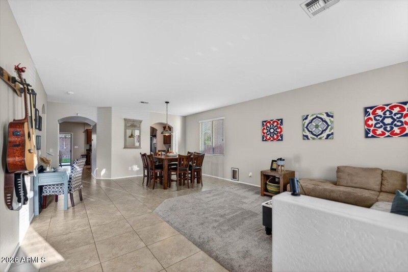 Bright Open Living Room