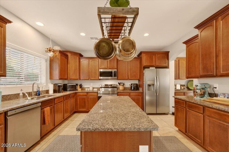 Spacious Kitchen with Island