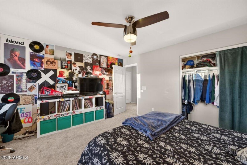 Bedroom with Walk-In Closet