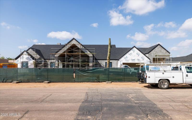 Front of Property Progress Shot