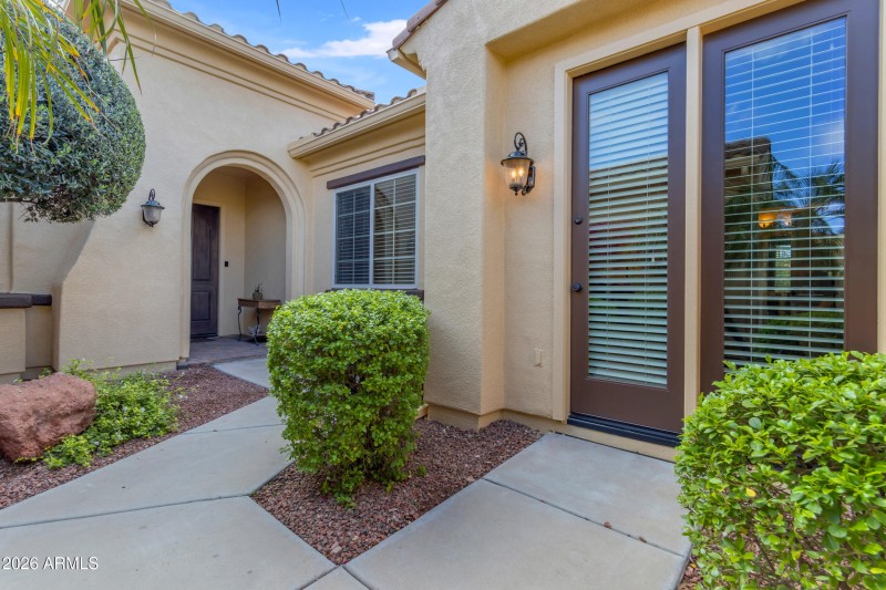 Courtyard w/Casita Entrance