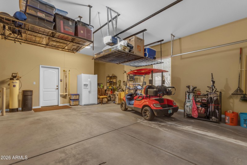 Golf Cart can fit in back tandem area