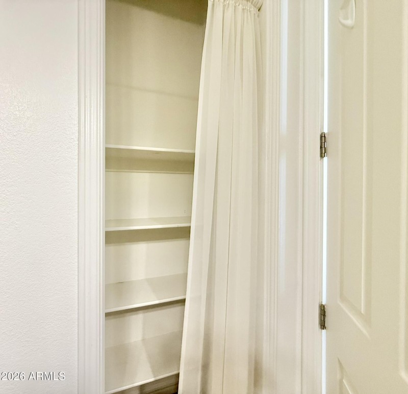 Linen Closet in Primary