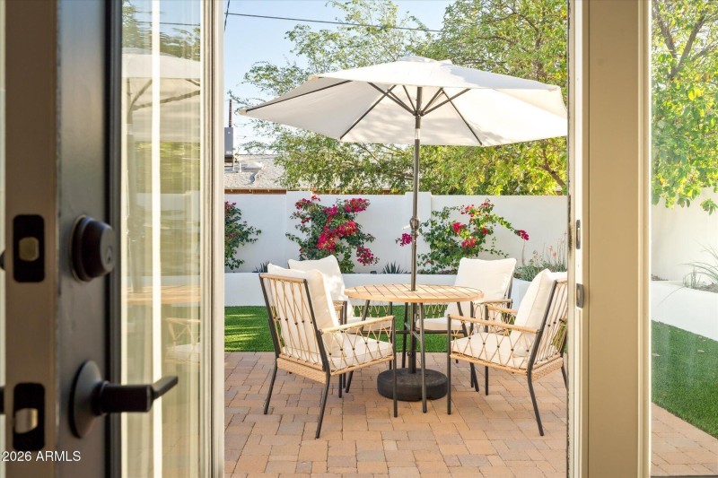 Primary Doors to Backyard