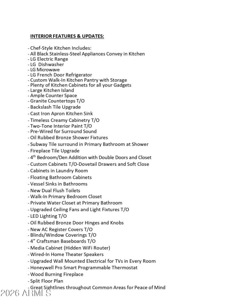 Features & Improvements