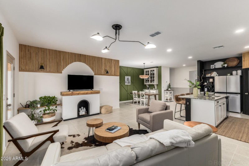 Great Room into Kitchen