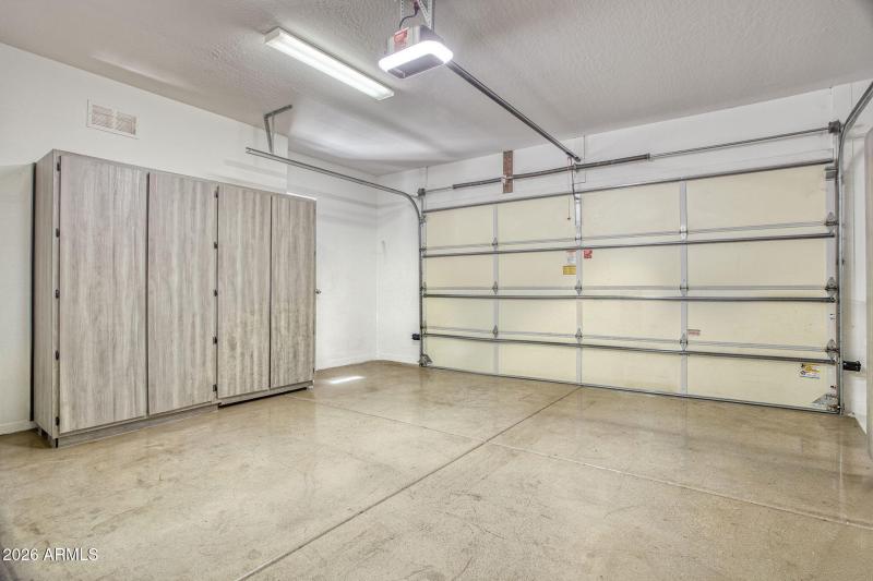 Built in cabinets garage both sides