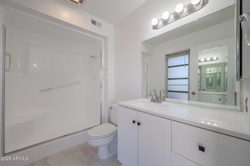 PRIMARY BATHROOM (SHOWER JUST RESPRAYED)