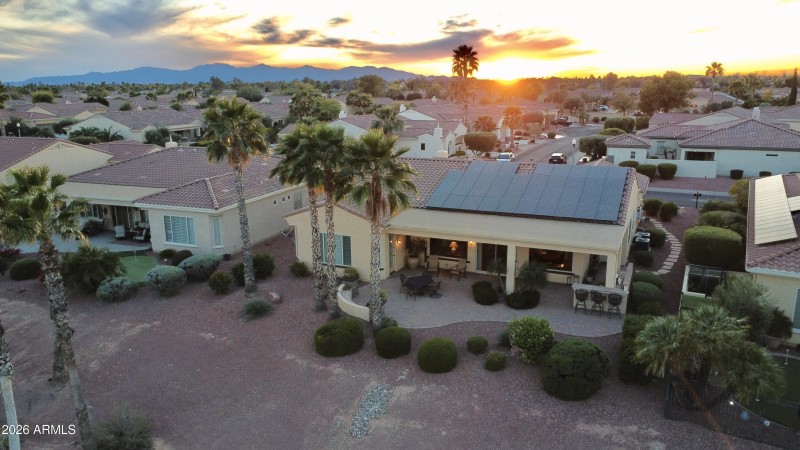 Aerial View with White Tank Mountains