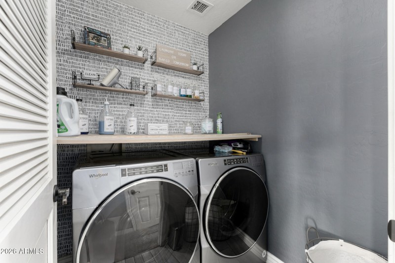 Laundry Room with Shelf