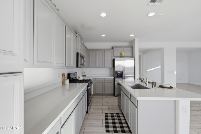 sleek, modern finishes