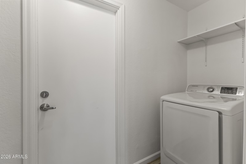 Laundry room off Kitchen