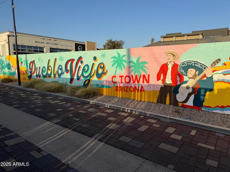 Pueblo Viejo Mural Close