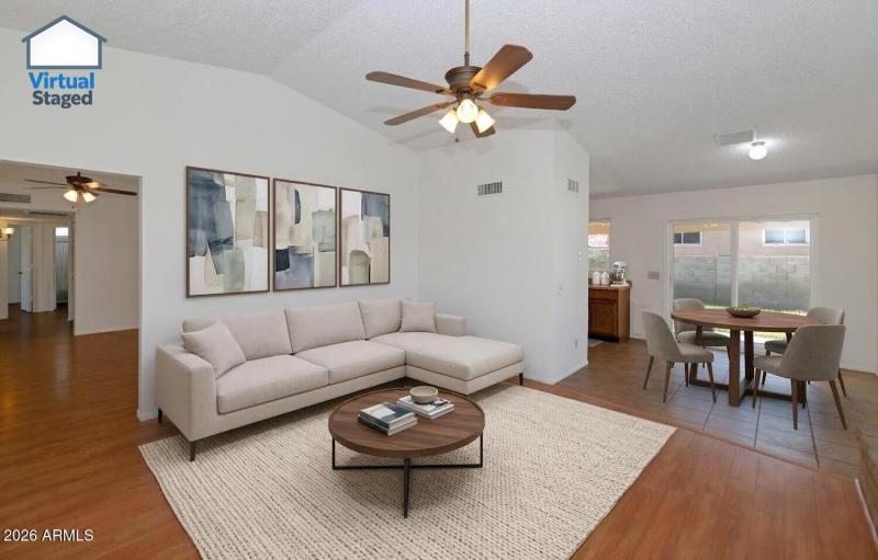 Virtual Staged Family Room