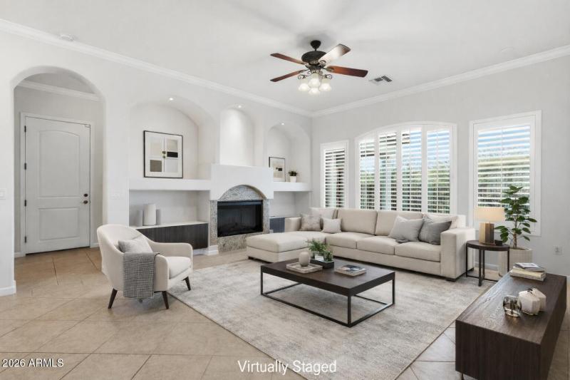 Living Room - Virtually Staged