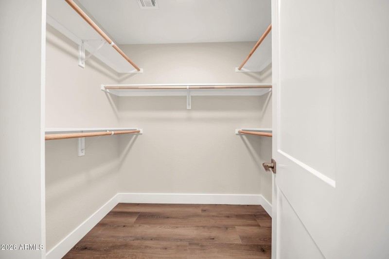 Large primary closet