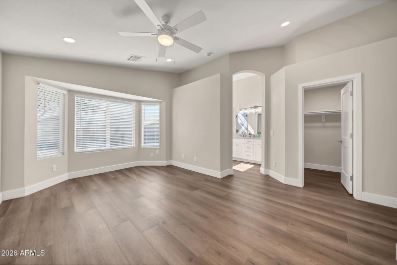 Lots of light in the primary suite