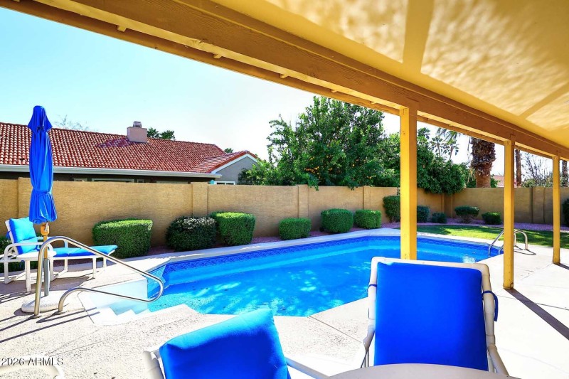 Covered Patio & Pool