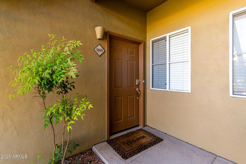 Shaded covered entry