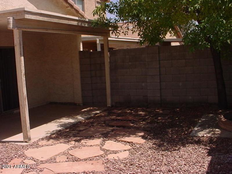 Rear patio